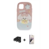 MARSİLYAN™- iPhone 15 Pro Kılıf Akış Yansıma - Siyah Bilvis 3D Mat Cam Ekran Koruyucu + Raze Metal Kamera Lens - TMGI