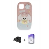 MARSİLYAN™- iPhone 15 Pro Kılıf Akış Yansıma - Siyah Bilvis 5in1 3D Magic Cam Ekran Koruyucu + Raze Metal Kamera Lens - TMGI