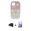 MARSİLYAN™- iPhone 15 Pro Kılıf Akış Yansıma - Siyah Bilvis 5in1 5D Magic Hayalet Cam Ekran Koruyucu + Raze Metal Kamera Lens - TMGI