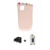 MARSİLYAN™- iPhone 15 Pro Kılıf Akış Yansıma - Siyah Bilvis Hayalet Cam Ekran Koruyucu + Raze Metal Kamera Lens - SH