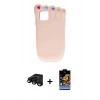 MARSİLYAN™- iPhone 15 Pro Kılıf Akış Yansıma - Siyah Buffer Hayalet Cam Ekran Koruyucu + Raze Metal Kamera Lens - SH