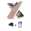 MARSİLYAN™- iPhone 15 Pro Kılıf Atlas Form - Siyah Bilvis 5in1 3D Magic Cam Ekran Koruyucu + Raze Metal Kamera Lens - GS