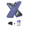 MARSİLYAN™- iPhone 15 Pro Kılıf Atlas Form - Siyah Bilvis 5in1 3D Magic Cam Ekran Koruyucu + Titanyum Gri Raze Metal Kamera Lens