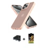 MARSİLYAN™- iPhone 15 Pro Kılıf Atlas Form - Siyah Buffer Cam Ekran Koruyucu + Raze Metal Kamera Lens - LT