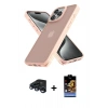 MARSİLYAN™- iPhone 15 Pro Kılıf Atlas Form - Siyah Buffer Hayalet Cam Ekran Koruyucu + Raze Metal Kamera Lens - LT