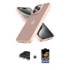 MARSİLYAN™- iPhone 15 Pro Kılıf Atlas Form - Siyah Buffer Hayalet Cam Ekran Koruyucu + Raze Metal Kamera Lens - GS