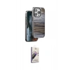 MARSİLYAN™- iPhone 15 Pro Kılıf Atlas Minimal Özel Seri - Siyah Bilvis 3D Mat Cam Ekran Koruyucu