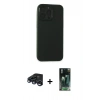 MARSİLYAN™- iPhone 15 Pro Kılıf Atlas Minimal Prime - Şeffaf 360 Full Body Arka Koruyucu + Raze Metal Kamera Lens - LT