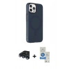 MARSİLYAN™- iPhone 15 Pro Kılıf Çekirdek Modern Prime - Şeffaf Royal Nano Ekran Koruyucu + Raze Metal Kamera Lens - LT