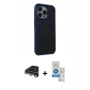 MARSİLYAN™- iPhone 15 Pro Kılıf Çekirdek Yansıma Prime - Şeffaf Royal Nano Ekran Koruyucu + Raze Metal Kamera Lens - GS