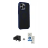 MARSİLYAN™- iPhone 15 Pro Kılıf Çekirdek Yansıma Prime - Şeffaf Royal Nano Ekran Koruyucu + Raze Metal Kamera Lens - SH