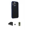 MARSİLYAN™- iPhone 15 Pro Kılıf Çekirdek Yansıma Prime - Siyah Joko Magic 5D Hayalet Cam + Raze Metal Kamera Lens - GS