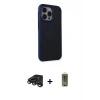 MARSİLYAN™- iPhone 15 Pro Kılıf Çekirdek Yansıma Prime - Siyah Joko Magic 5D Hayalet Cam + Raze Metal Kamera Lens - TMGI