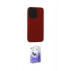 MARSİLYAN™- iPhone 15 Pro Kılıf Doruk Asil Koleksiyonu - Siyah Bilvis 5in1 5D Magic Hayalet Cam Ekran Koruyucu