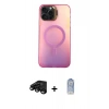 MARSİLYAN™- iPhone 15 Pro Kılıf Doruk Klasik Prime - Siyah Joko Magic 5D Cam + Raze Metal Kamera Lens - SH