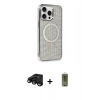 MARSİLYAN™- iPhone 15 Pro Kılıf Eksen Çizgi - Siyah Joko Magic 5D Hayalet Cam + Raze Metal Kamera Lens - SH