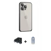 MARSİLYAN™- iPhone 15 Pro Kılıf Eksen Form Serisi - Siyah Joko Magic 5D Cam + Raze Metal Kamera Lens - LT