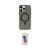 MARSİLYAN™- iPhone 15 Pro Kılıf Eksen Işık Prime - Siyah Joko 5D Cam