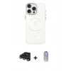MARSİLYAN™- iPhone 15 Pro Kılıf Eksen Işık Prime - Siyah Joko Magic 5D Cam + Raze Metal Kamera Lens - LT