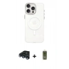 MARSİLYAN™- iPhone 15 Pro Kılıf Eksen Işık Prime - Siyah Joko Magic 5D Hayalet Cam + Raze Metal Kamera Lens - LT