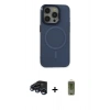 MARSİLYAN™- iPhone 15 Pro Kılıf Eksen Işık Prime - Siyah Joko Magic 5D Hayalet Cam + Raze Metal Kamera Lens - LT