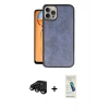 MARSİLYAN™- iPhone 15 Pro Kılıf Kıvılcım Işık Serisi - Şeffaf Pasifik Cam Ekran Koruyucu + Raze Metal Kamera Lens - SH