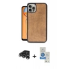 MARSİLYAN™- iPhone 15 Pro Kılıf Kıvılcım Işık Serisi - Şeffaf Royal Nano Ekran Koruyucu + Raze Metal Kamera Lens - GS