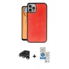 MARSİLYAN™- iPhone 15 Pro Kılıf Kıvılcım Işık Serisi - Şeffaf Royal Nano Ekran Koruyucu + Raze Metal Kamera Lens - GS
