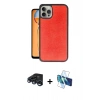 MARSİLYAN™- iPhone 15 Pro Kılıf Kıvılcım Işık Serisi - Siyah 3D Antistatik Cam Ekran Koruyucu + Raze Metal Kamera Lens - LT