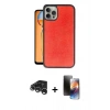 MARSİLYAN™- iPhone 15 Pro Kılıf Kıvılcım Işık Serisi - Siyah 3D Antistatik Mat Seramik Nano Ekran Koruyucu + Raze Metal Kamera Lens - GS