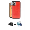 MARSİLYAN™- iPhone 15 Pro Kılıf Kıvılcım Işık Serisi - Siyah 3D Antistatik Seramik Nano Ekran Koruyucu + Raze Metal Kamera Lens - TMGI