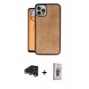 MARSİLYAN™- iPhone 15 Pro Kılıf Kıvılcım Işık Serisi - Siyah Bilvis 3D Cam Ekran Koruyucu + Raze Metal Kamera Lens - LT
