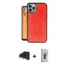 MARSİLYAN™- iPhone 15 Pro Kılıf Kıvılcım Işık Serisi - Siyah Bilvis 3D Cam Ekran Koruyucu + Raze Metal Kamera Lens - TMGI