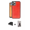 MARSİLYAN™- iPhone 15 Pro Kılıf Kıvılcım Işık Serisi - Siyah Bilvis Hayalet Cam Ekran Koruyucu + Raze Metal Kamera Lens - GS