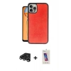 MARSİLYAN™- iPhone 15 Pro Kılıf Kıvılcım Işık Serisi - Siyah Joko 5D Cam + Raze Metal Kamera Lens - TMGI