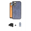 MARSİLYAN™- iPhone 15 Pro Kılıf Kıvılcım Işık Serisi - Siyah Joko Magic 5D Cam + Raze Metal Kamera Lens - TMGI