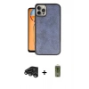 MARSİLYAN™- iPhone 15 Pro Kılıf Kıvılcım Işık Serisi - Siyah Joko Magic 5D Hayalet Cam + Raze Metal Kamera Lens - TMGI