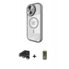 MARSİLYAN™- iPhone 15 Pro Kılıf Kıvılcım Modern Koleksiyonu - Siyah Joko Magic 5D Hayalet Cam + Raze Metal Kamera Lens - GS