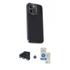 MARSİLYAN™- iPhone 15 Pro Kılıf Kıvılcım Modern Özel Seri - Şeffaf Royal Nano Ekran Koruyucu + Raze Metal Kamera Lens - LT