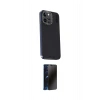 MARSİLYAN™- iPhone 15 Pro Kılıf Kıvılcım Modern Özel Seri - Siyah 3D Antistatik Hayalet Cam Ekran Koruyucu