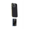 MARSİLYAN™- iPhone 15 Pro Kılıf Kıvılcım Modern Özel Seri - Siyah 3D Antistatik Hayalet Cam Ekran Koruyucu