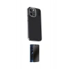 MARSİLYAN™- iPhone 15 Pro Kılıf Kıvılcım Modern Özel Seri - Siyah 3D Antistatik Hayalet Cam Ekran Koruyucu