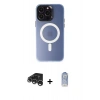 MARSİLYAN™- iPhone 15 Pro Kılıf Kozmos Çizgi Prime - Siyah Joko Magic 5D Cam + Raze Metal Kamera Lens - GS