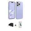 MARSİLYAN™- iPhone 15 Pro Kılıf Kozmos Yansıma Özel Seri - Şeffaf Pasifik Cam Ekran Koruyucu + Siyah Raze Metal Kamera Lens
