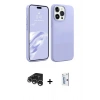 MARSİLYAN™- iPhone 15 Pro Kılıf Kozmos Yansıma Özel Seri - Siyah Bilvis 0.18mm Plus Cam Ekran Koruyucu + Raze Metal Kamera Lens - GS