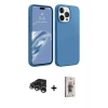 MARSİLYAN™- iPhone 15 Pro Kılıf Kozmos Yansıma Özel Seri - Siyah Bilvis 3D Cam Ekran Koruyucu + Raze Metal Kamera Lens - GS