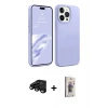 MARSİLYAN™- iPhone 15 Pro Kılıf Kozmos Yansıma Özel Seri - Siyah Bilvis 3D Cam Ekran Koruyucu + Raze Metal Kamera Lens - SH