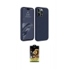 MARSİLYAN™- iPhone 15 Pro Kılıf Kozmos Yansıma Özel Seri - Siyah Buffer Cam Ekran Koruyucu
