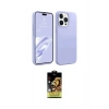 MARSİLYAN™- iPhone 15 Pro Kılıf Kozmos Yansıma Özel Seri - Siyah Buffer Cam Ekran Koruyucu