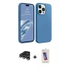 MARSİLYAN™- iPhone 15 Pro Kılıf Kozmos Yansıma Özel Seri - Siyah Joko 5D Cam + Raze Metal Kamera Lens - GS